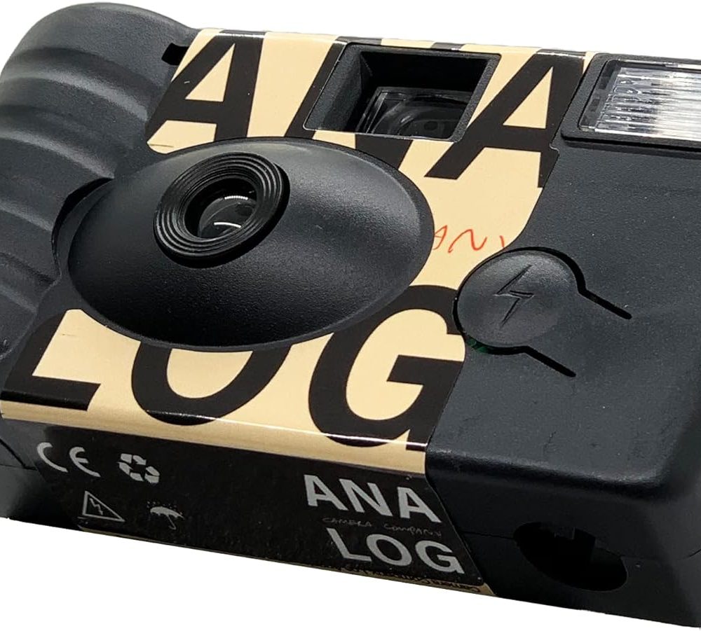 Analog Disposable Camera w/Flash + Development & Digital Uploads (Tan) | 35mm Film Single-Use Camera, 24 Exposures, Pictures Sent to Your Phone
